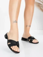 ženske sandale od prave kože 103 Crna | Advancer