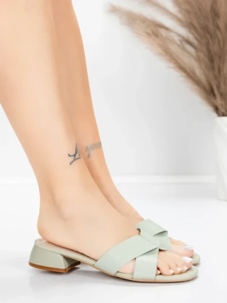 ženske sandale od prave kože 103 Zelena | Advancer