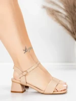 ženske sandale od prave kože 22396 Breskva | Advancer