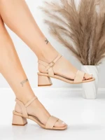 ženske sandale od prave kože 22396 Breskva | Advancer