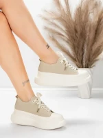 Ženske sportske cipele od prirodne kože 227802 Breskva | Advancer