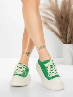 Ženske sportske cipele od prirodne kože 227802 Zelena | Advancer