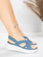 Sandale s platformom za žene 5GS67 Plava | Mei