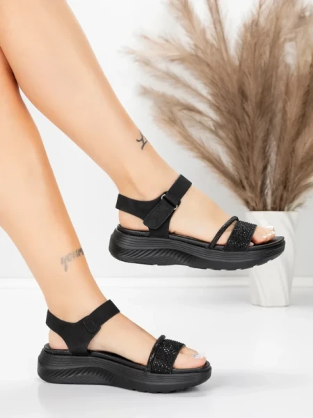 Sandale s platformom za žene 5GS68 Crna | Mei