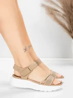 Sandale s platformom za žene 5GS68 Breskva | Mei