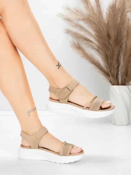 Sandale s platformom za žene 5GS68 Breskva | Mei