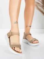 Sandale s platformom za žene 5GS68 Breskva | Mei