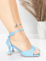 Sandale s tankom petom za žene 5GZ90 Plava | Mei