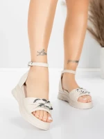 Sandale s platformom za žene 5H75 Bež | Mei