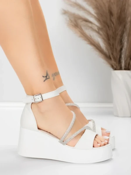 Sandale s platformom za žene 5H77 Bijela | Mei