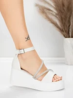 Sandale s platformom za žene 5H77 Bijela | Mei
