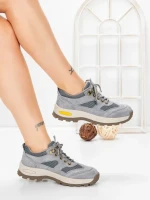 Pantofi Casual Dama din piele naturala K22112 GREY | BERLINER