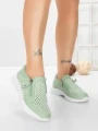 Pantofi Casual Dama din piele naturala CS07 GREEN | FRANCO GERARDO