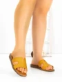 Papuci Dama cu Talpa Joasa 5PT20 YELLOW | MEI