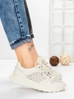 Pantofi Casual Dama din piele naturala K250-1 CREAM | GALLOP