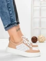 Pantofi Casual Dama din piele naturala KD87982 PINK | GALLOP
