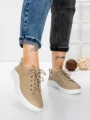 Pantofi Casual Dama din piele naturala K243-1 APRICOT | GALLOP