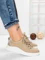 Pantofi Casual Dama din piele naturala K243-1 APRICOT | GALLOP