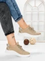 Pantofi Casual Dama din piele naturala K243-1 APRICOT | GALLOP