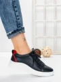 Pantofi Casual Dama din piele naturala K243-1 DARK BLUE | GALLOP