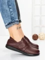 Pantofi Casual Dama din piele naturala 3207Q08 WINE | BERLINER