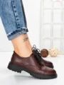 Pantofi Casual Dama din piele naturala 3218Q05 WINE | BERLINER