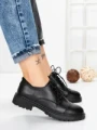 Pantofi Casual Dama din piele naturala 3218Q05 BLACK | BERLINER