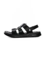 Sandale Barbati din piele naturala 95017 BLACK | MELS