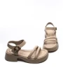 Sandale Dama din piele naturala 2205-2 APRICOT | FORMAZIONE