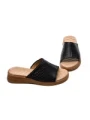 Papuci Dama din piele naturala 22102 BLACK | FORMAZIONE