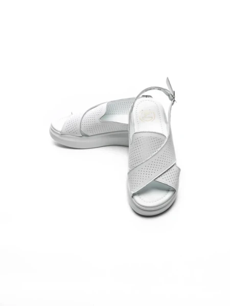 Sandale Dama din piele naturala K248-1 WHITE | FORMAZIONE