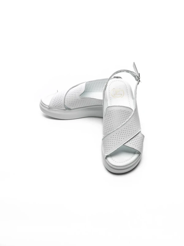 Sandale Dama din piele naturala K248-1 WHITE | FORMAZIONE