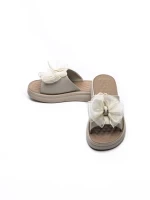 Papuci Dama din piele naturala 28-31 CREAM | FORMAZIONE