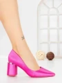 Pantofi cu Toc Gros G60-11 FUSHIA | FESTISIMO