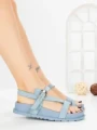 Sandale Dama cu Talpa Joasa LH795 BLUE | CINK ME