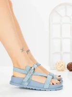 Sandale Dama cu Talpa Joasa LH795 BLUE | CINK ME