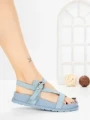 Sandale Dama cu Talpa Joasa LH795 BLUE | CINK ME
