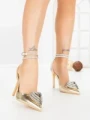 Pantofi Stiletto 8N25-25 GOLD | CINK ME