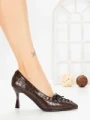 Pantofi Stiletto L09-1 BROWN | CINK ME