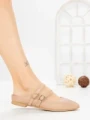 Papuci Dama cu Talpa Joasa PS888-33 KHAKI | CINK ME