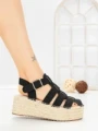Sandale Dama cu Platforma MT21-7 BLACK | CINK ME