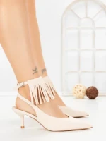 Pantofi Stiletto GH5-20 BEIGE | CINK ME