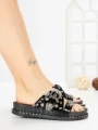 Papuci Dama cu Talpa Joasa 98-19 BLACK | VIVIRICH
