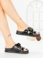 Papuci Dama cu Talpa Joasa 98-19 BLACK | VIVIRICH