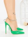 Pantofi Stiletto TOT-133 GREEN | L.DAY