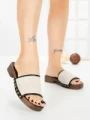 Papuci Dama cu Talpa Joasa L6-82-1 BLACK | ABLOOM