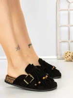 Papuci Dama cu Talpa Joasa 5LE70 BLACK | MEI