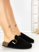 Papuci Dama cu Talpa Joasa 5LE37 BLACK | MEI