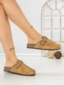 Papuci Dama cu Talpa Joasa 5LE108 CAMEL | MEI