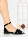 Sandale Dama cu Talpa Joasa 5PT27 BLACK | MEI